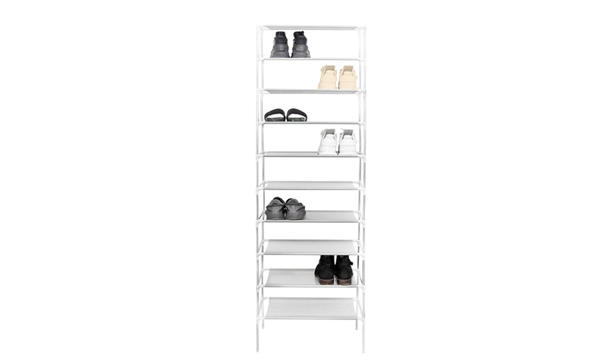 Image 4: One or Two Shoe Organiser Rack