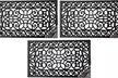 Three Packs of Decorative Non-Slip Rubber Door Mats - Second Medium