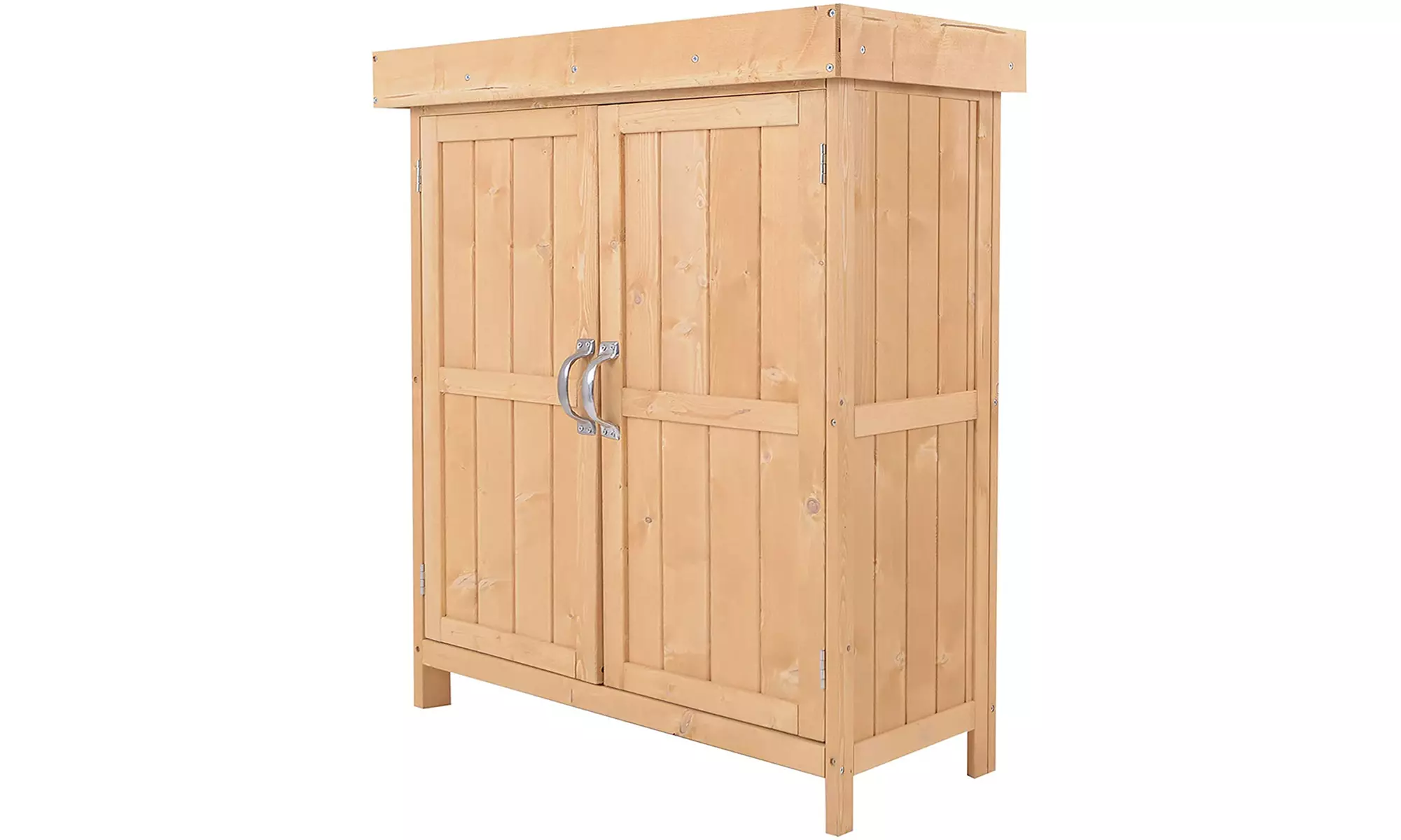 Outsunny Wooden Double Door Shed
