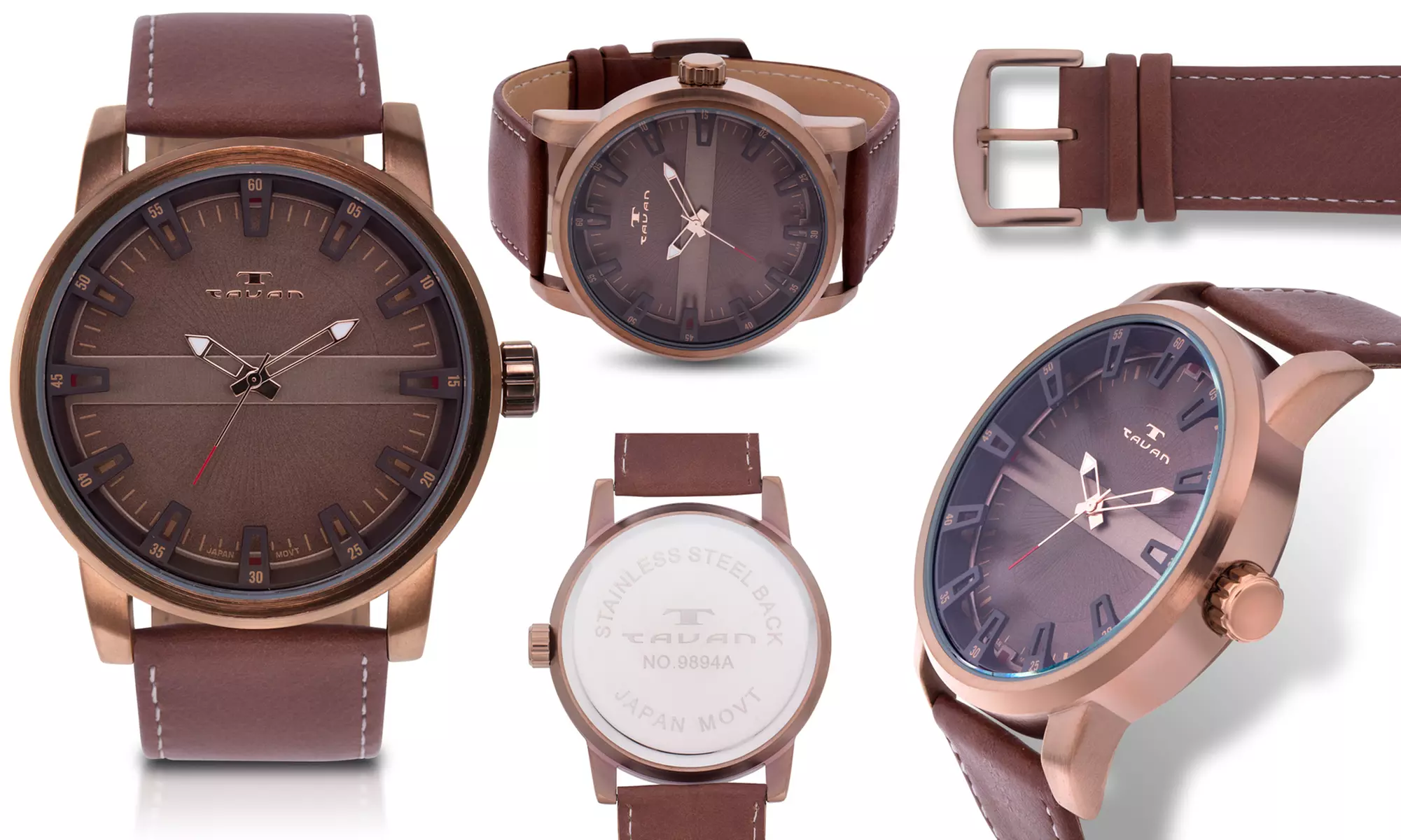 Tavan Haven Men's Classic Vintage-Design Watch - Second Medium