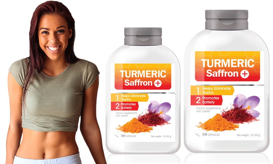 Image 1: Turmeric Saffron Capsules