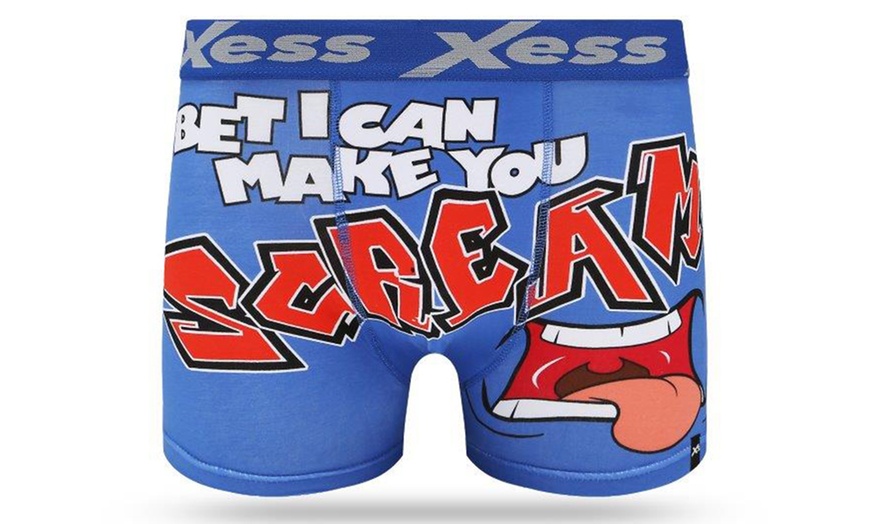 Image 21: Men's Novelty Boxers 3-Pack