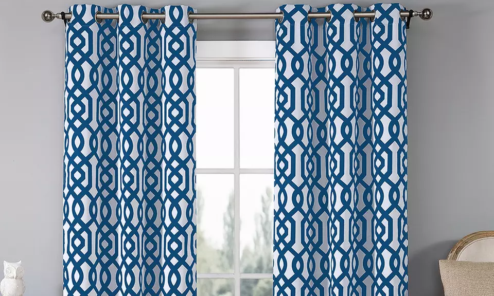 Heavy Woven Triple-Layered Grommet Blackout Panel Pairs - Primary Image