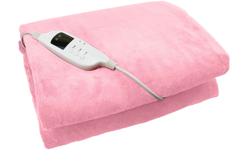 Image 3: Electric Heated Cosy Blanket