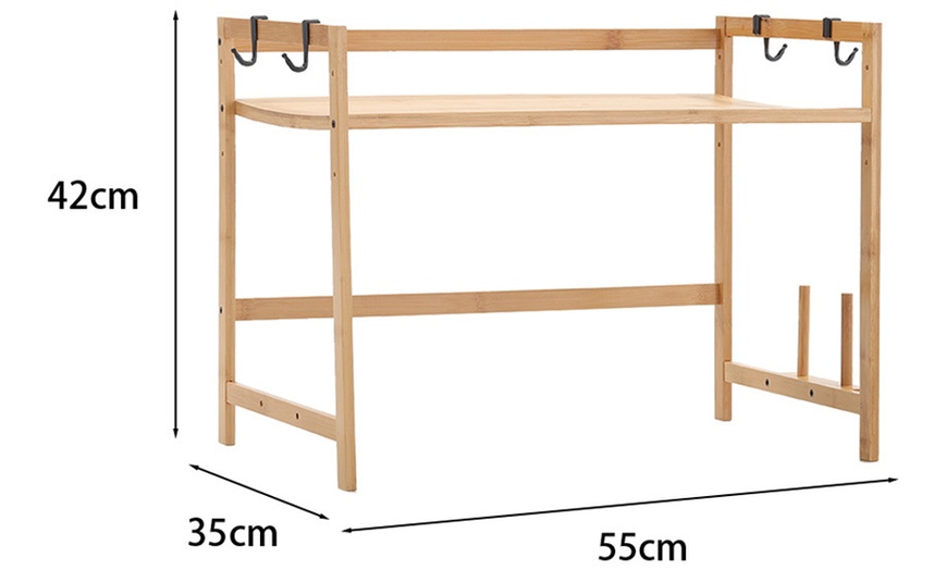 Image 11: Free-Standing Kitchen Organiser Storage Shelf