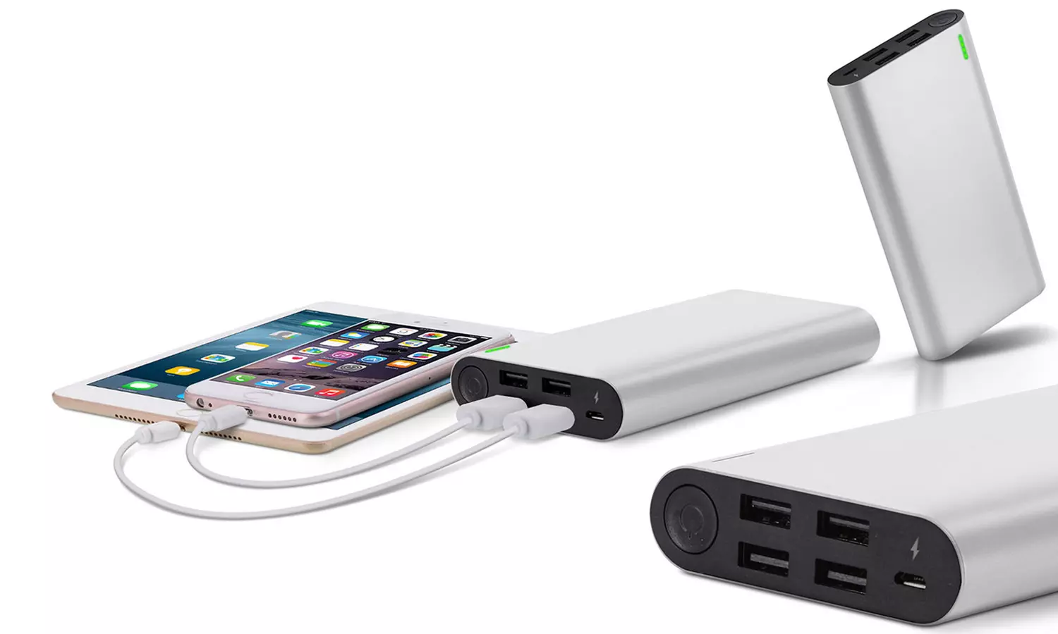 Aduro Extreme Boost 20,000mAh Backup Portable Battery with 4 USB Ports - Second Medium