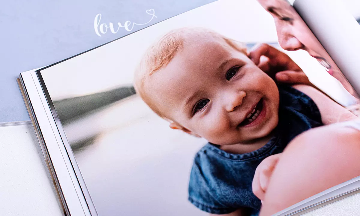 1 livre photo personnalisé A5 de 32, 40, 60, 80 ou 100 pages sur Colorland ( s) - Second Medium