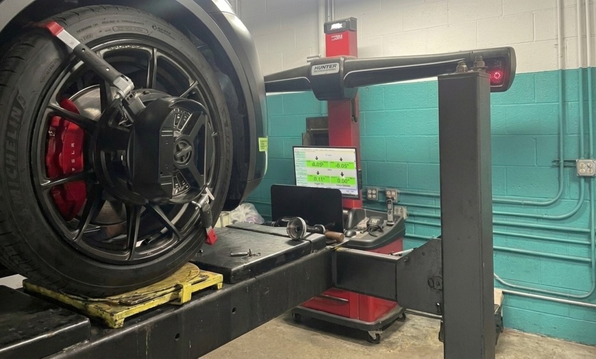 Image 2: 4-Wheel Alignment Inspection & Toe Adjustment for Sedans & SUVs