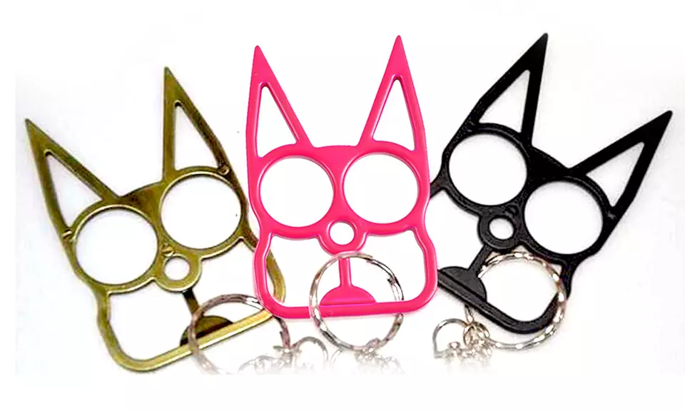 Cat Shaped Self Defense Keychain - Primary Image