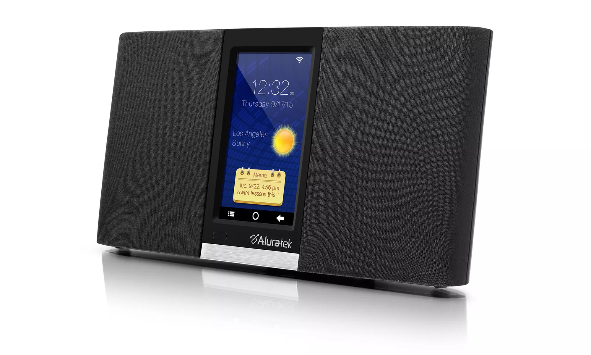 Aluratek WiFi Internet Radio with LCD Touchscreen Display - Primary Image