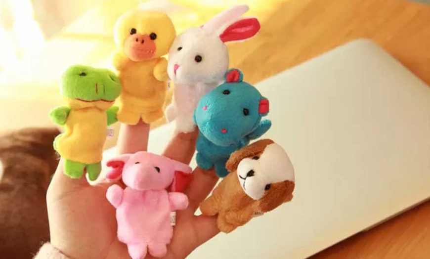 Image 2: Animal Finger Puppets Set