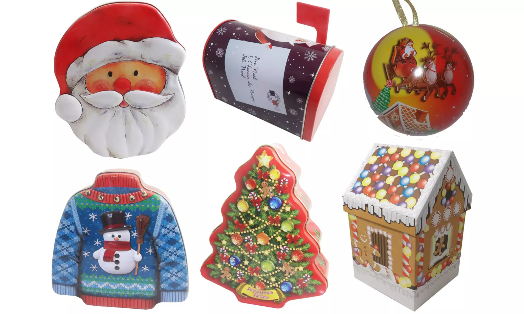 2 à 12 boites de Noël garnies de chocolats de Noël, Kinder®, Milka, Daim, Toblerone... - Primary Image