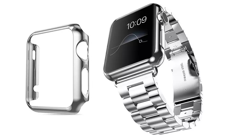 Image 7: Roestvrijstalen armband voor Apple Watch