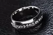 Silver Plated Eternity Ring with Cubic Zirconias - Second Medium