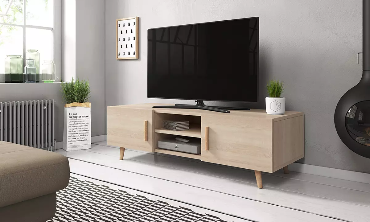 Mueble TV Rivano 2 de estilo escandinavo - Second Medium