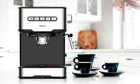Macchina per il caffè Sogo, con pompa per fare la schiuma