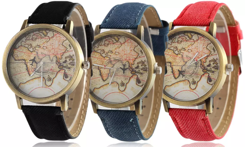 Mini World Travel Armbanduhr in der Farbe nach Wahl inkl. Versand - Primary Image