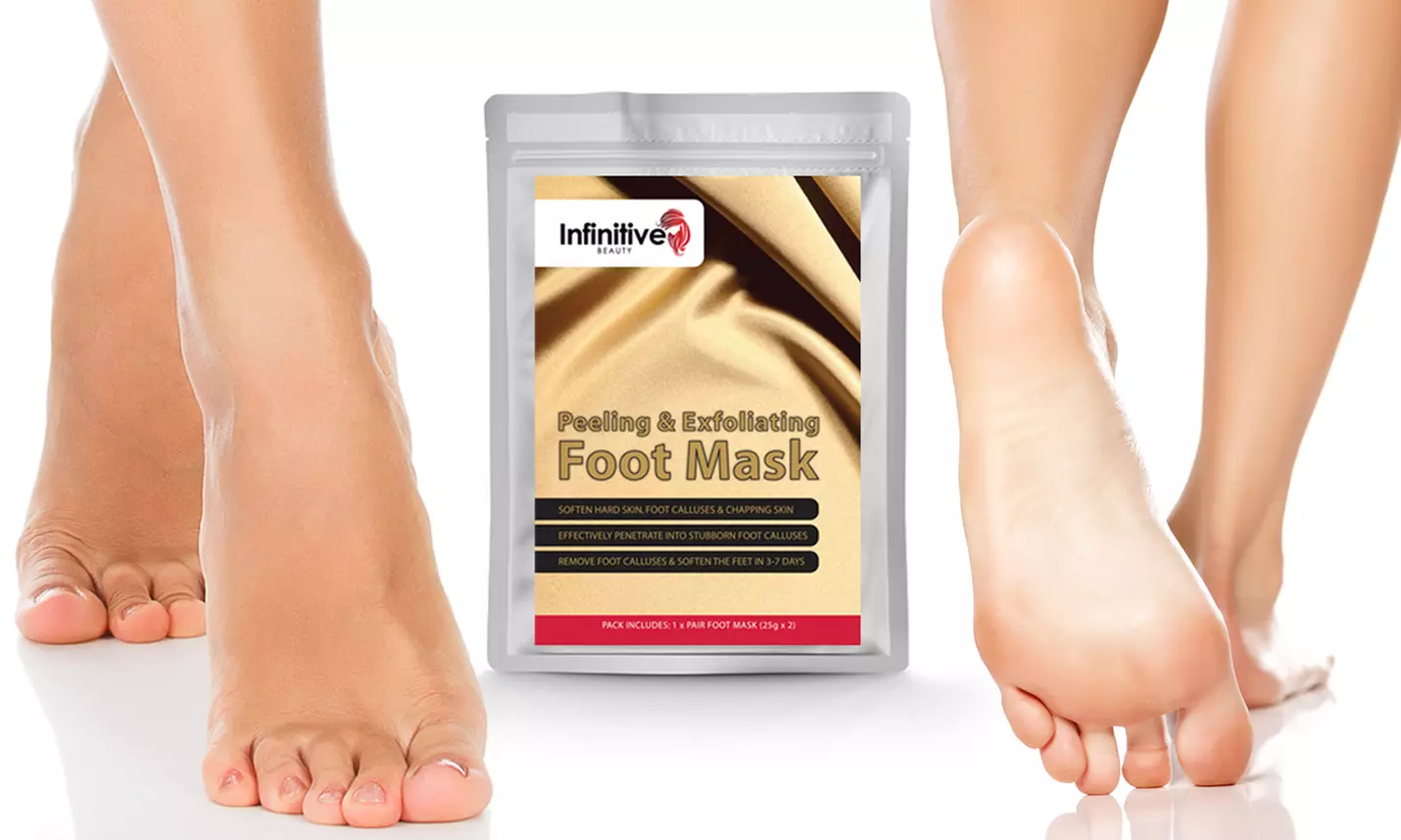 1, 2 ou 3 masques exfoliants pour les pieds - Primary Image