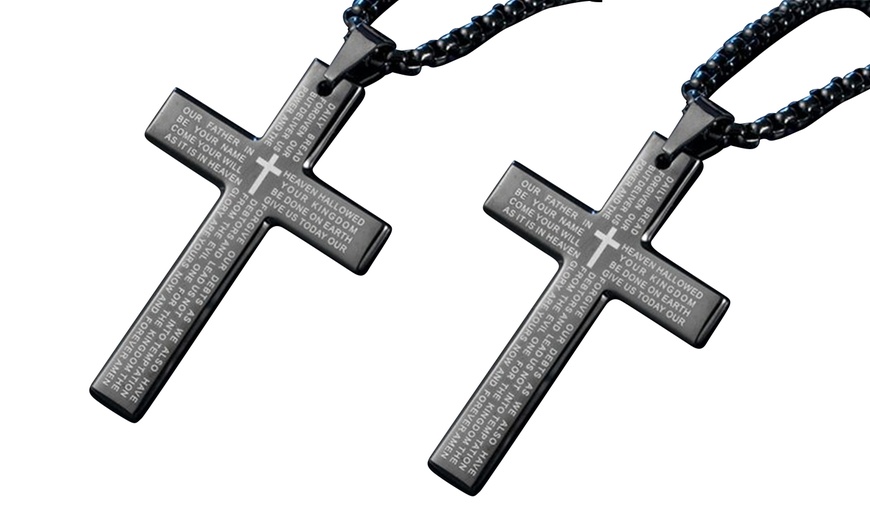 Image 10: Cross Pendant Necklace