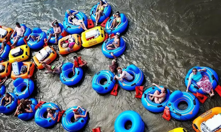 Tube Rental for Two, Four, or Six People at Pec Time Tubing (Up to 31% Off) - Primary Image