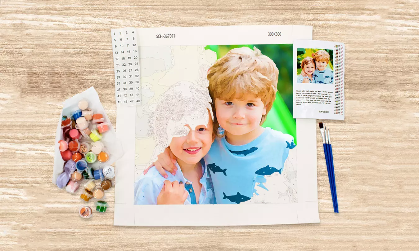 Malen nach Zahlen – eigenes Bild