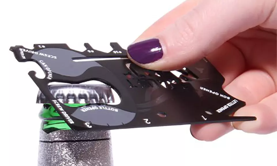 Ninja Wallet, lot(s) 18 outils en 1 multifonctions de poche - Primary Image