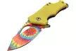 MTech USA 5.75" Assisted Opening Stainless Steel Tie-Dye Compact Multi-Function Knife - Second Medium