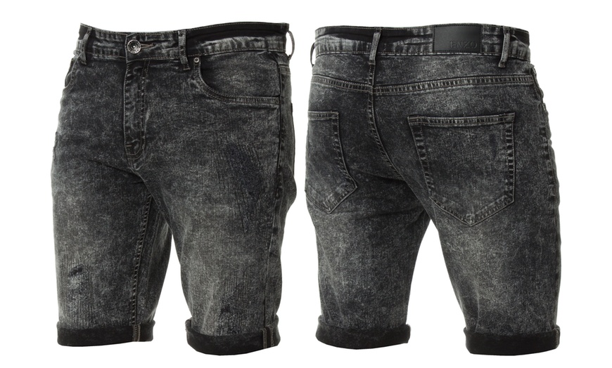 Image 2: Enzo Jeans Men's Skinny Shorts 