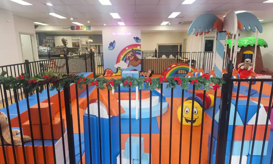 Image 1: Indoor Playground Adventure with Optional Meal for One or Two Kids