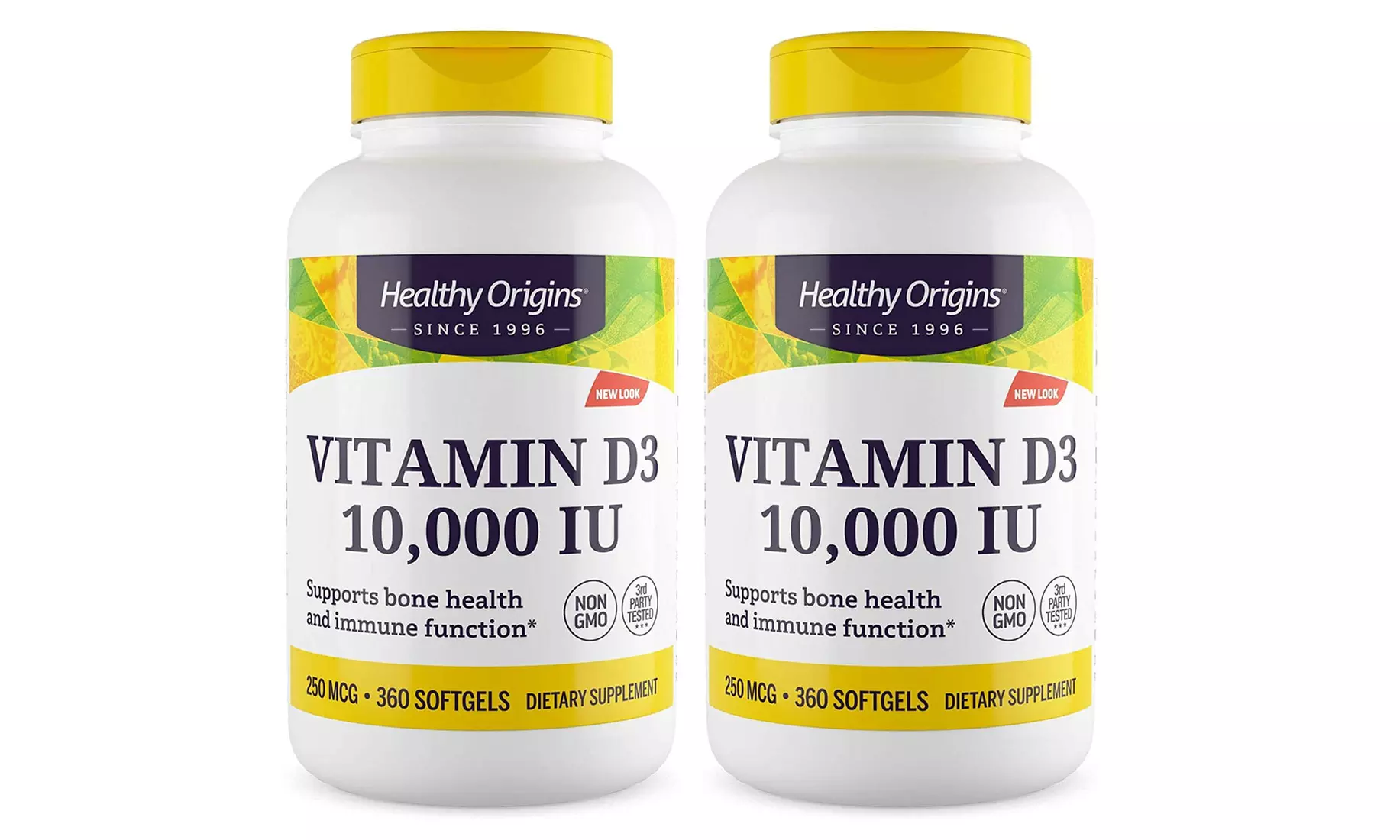 Fino a 1080 capsule di integratore alla vitamina D3 10000IU