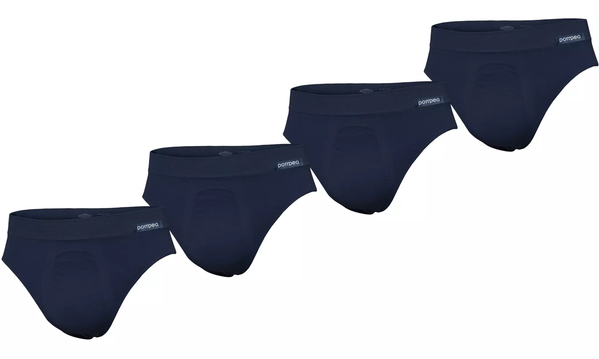 Set di 4 boxer o 4 slip in microfibra Pompea da uomo