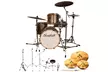 Sawtooth Command Drum Set with 18" Bass Drum and Zildjian ZBT Cymbals - Second Medium