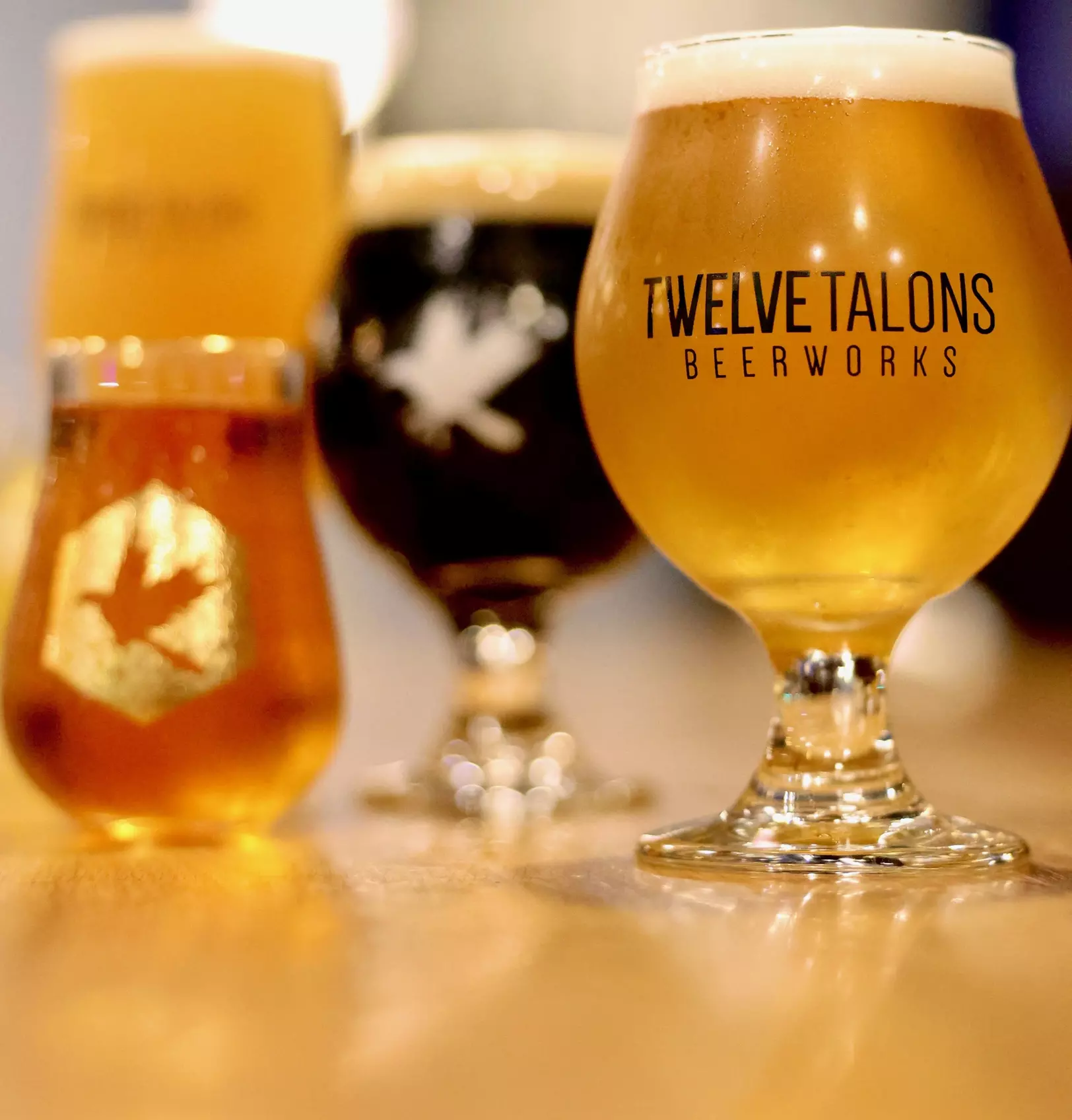 Brew-sday Bliss: Beer Flight with Souvenir Glass