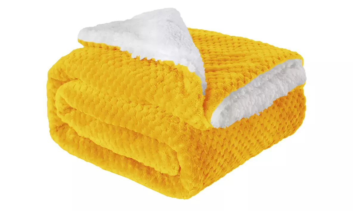 Couverture Sherpa douce double face