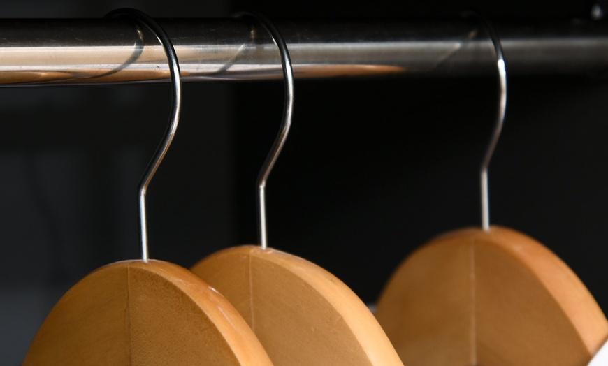 Image 5: Modern Wardrobe Cabinet with Shelf