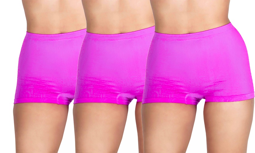 Image 7: Women's High Waist Boxer Shorts