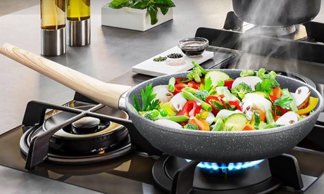 Tris di padelle Bakaji disponibili in varie dimensioni