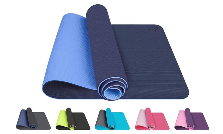 Image 1: Non-Slip Yoga Mat