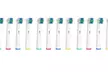Replacement Oral B Toothbrush and Facial Brush Heads Set (14-Piece) - Second Medium