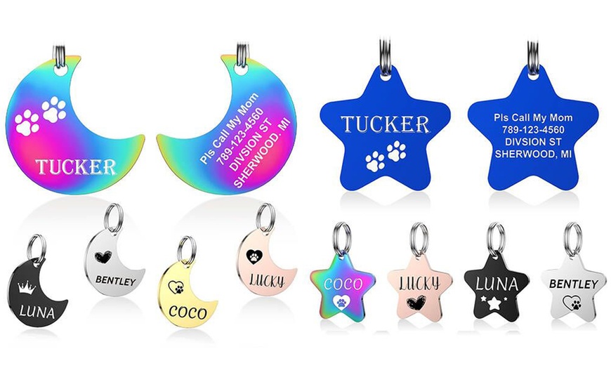 Image 4: 1 or 2 Personalized Pet Tags