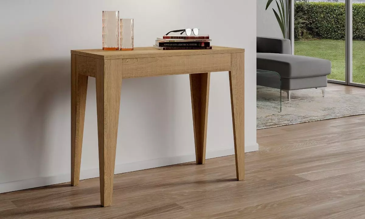 Mesa Consola Extensible Isotta, Diseño Versátil - Primary Image