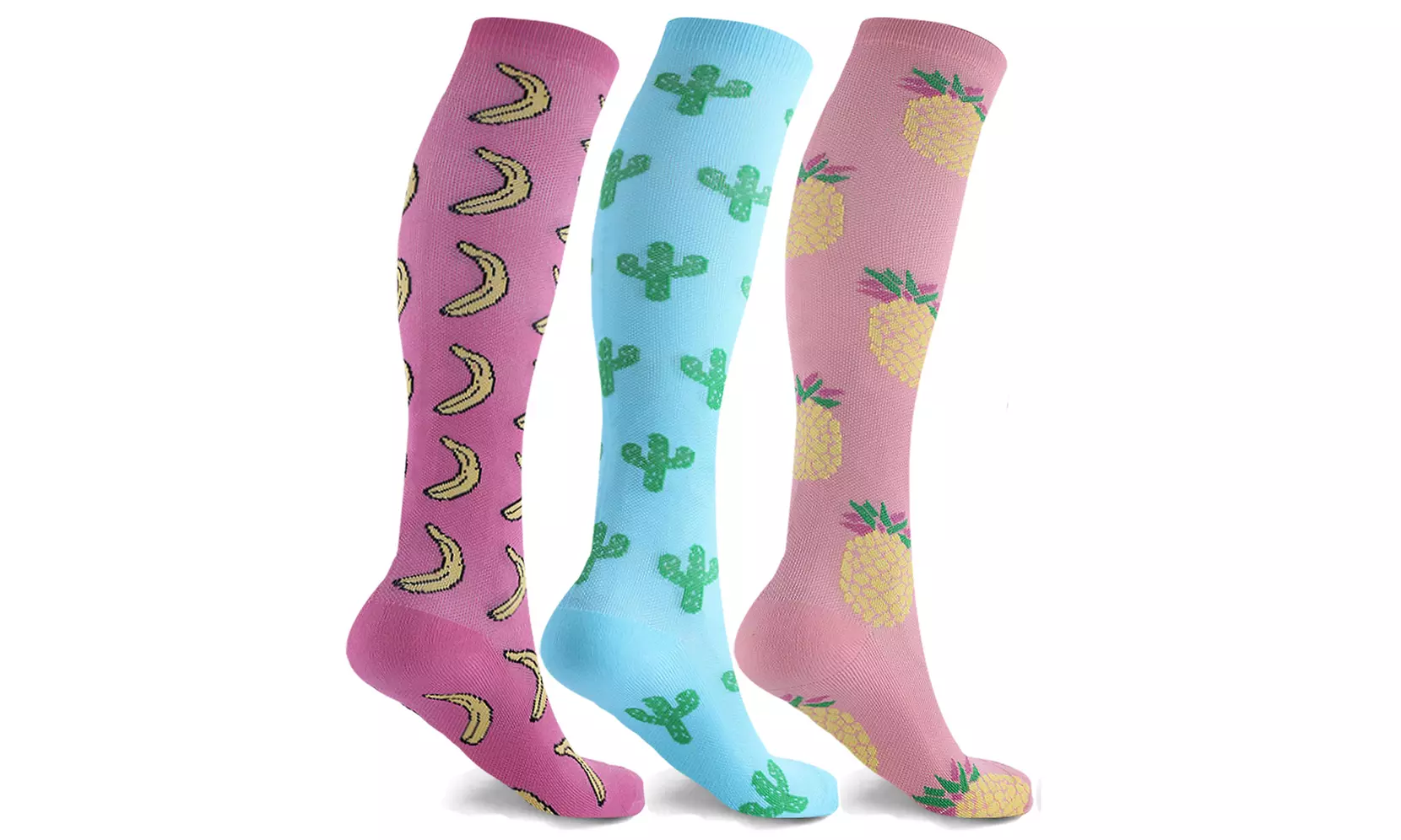 Performance and Recovery Women's Compression Socks (3 or 6-Pairs ) - Second Medium