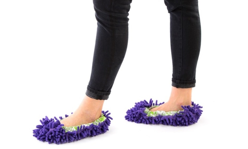 Image 2: Microfibre Mop Slippers