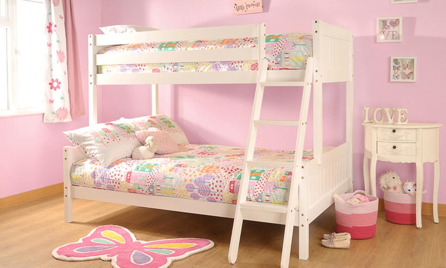 Image 3: Triple Bunk Bed with Optional Mattresses