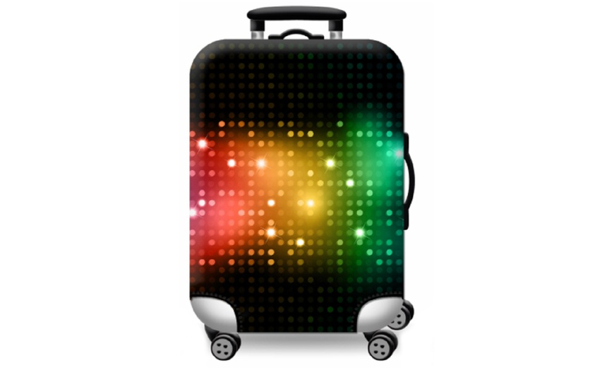 Image 10: Abstract Theme Luggage Cover