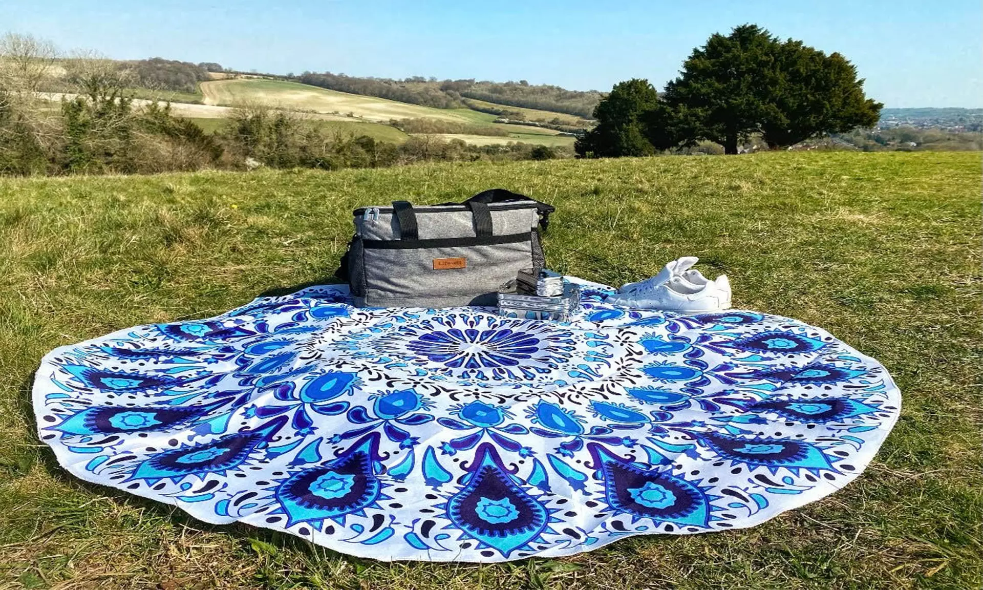 1x, 2x oder 3x Mandala-Tischdecke