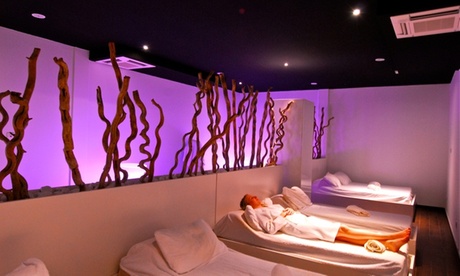1h comprenant l'accès au sauna-hammam et gommage en solo ou en duo dès 39,99 € chez Corps et Sens