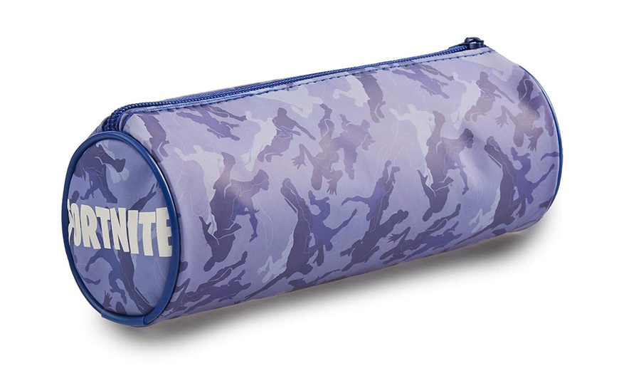 Image 2: Fortnite Camo Barrel Pencil Case