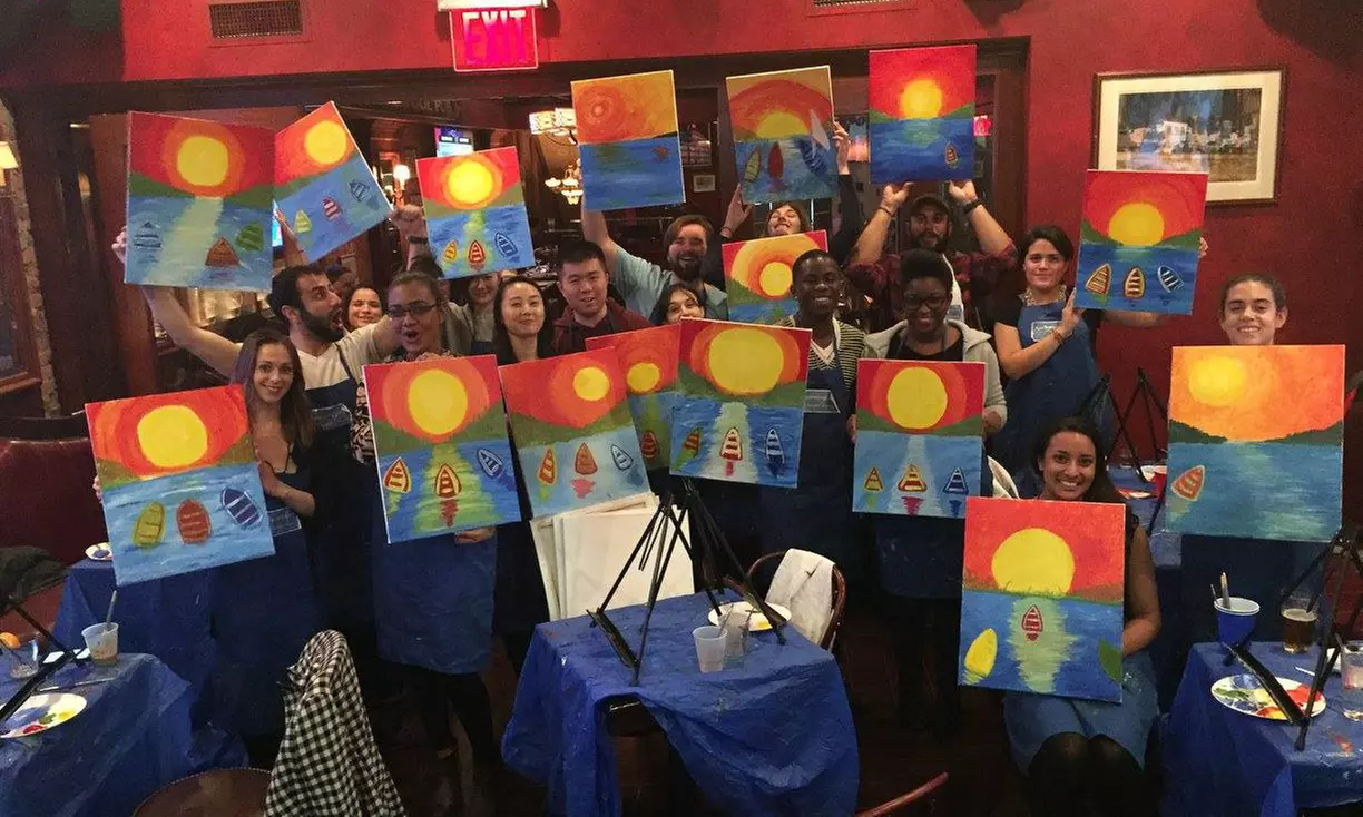 Painting Class for One, Two, or Four at Painting Circle Long Beach (Up to 57% Off) - Primary Image