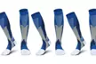 1 oder 3 Paar Sport-Kompressionsstrümpfe in Schwarz, Weiß oder Blau und in der Größe nach Wahl - Second Medium